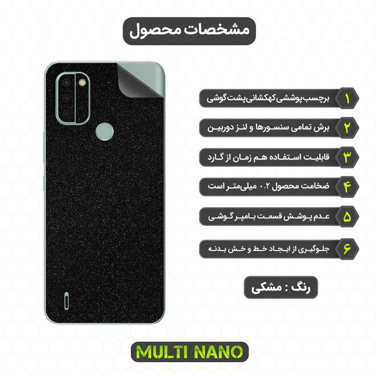 برچسب پوششی مولتی نانو مدل X-F1G مناسب برای گوشی موبایل نوکیا C31