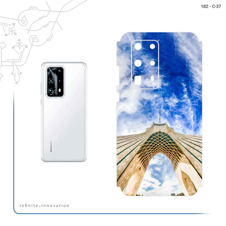 برچسب پوششی ماهوت مدل AZADI_Tower مناسب برای گوشی موبایل هوآوی P40 Pro Plus