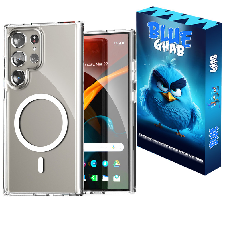 کاور بلو قاب مدل مگ سیف کد 01 مناسب برای گوشی موبایل سامسونگ Galaxy S24 Ultra