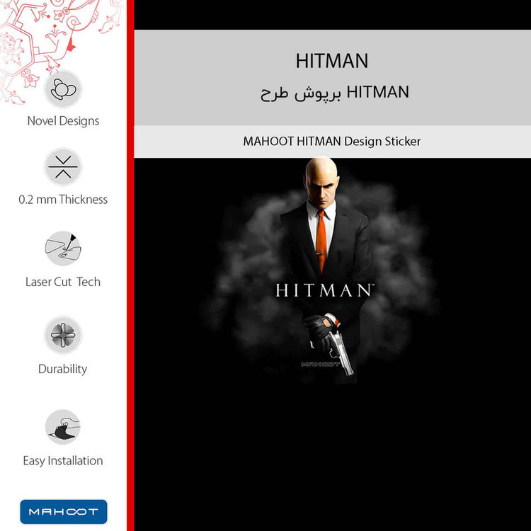 برچسب پوششی ماهوت مدل HITMAN مناسب برای گوشی موبایل هوآوی P40 Pro Plus