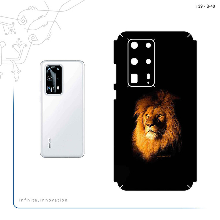 برچسب پوششی ماهوت مدل Lion مناسب برای گوشی موبایل هوآوی P40 Pro Plus