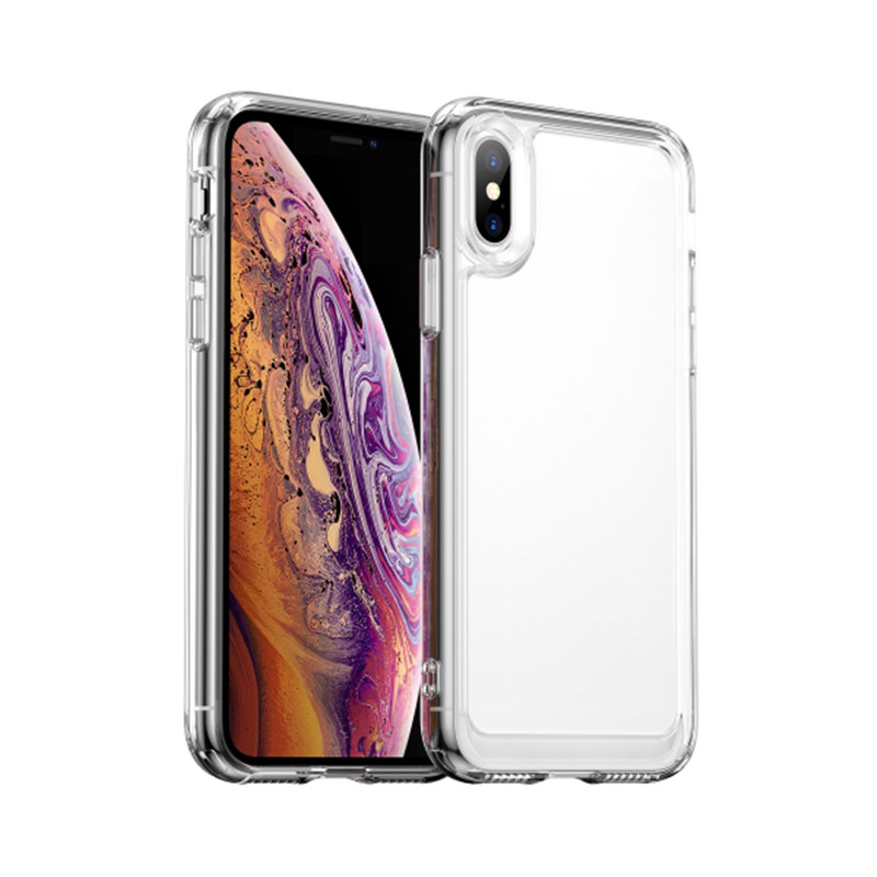 کاور اسپارتان مدل Airbag Space Strap مناسب برای گوشی موبایل اپل iPhone XS Max به همراه بند آویز