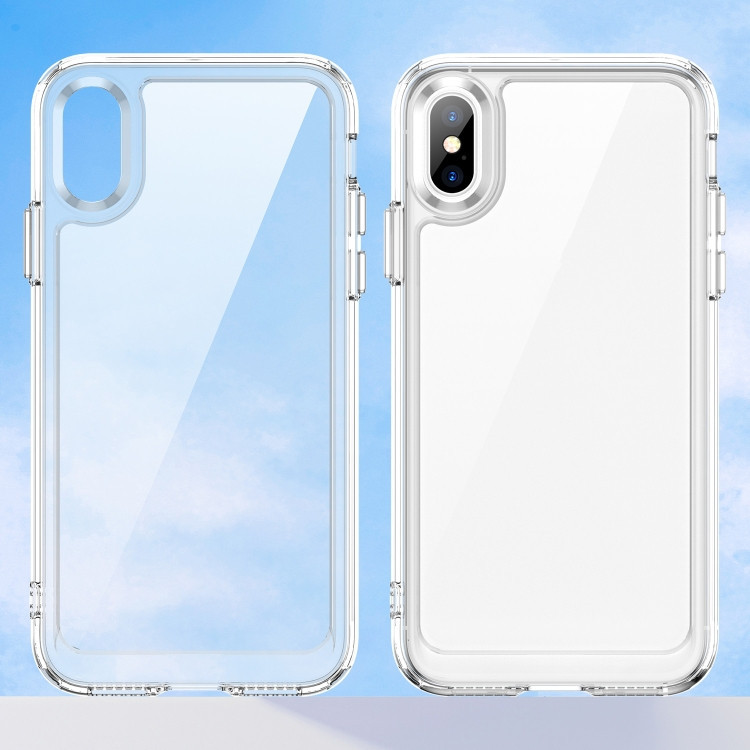 کاور اسپارتان مدل Airbag Space Strap مناسب برای گوشی موبایل اپل iPhone XS Max به همراه بند آویز