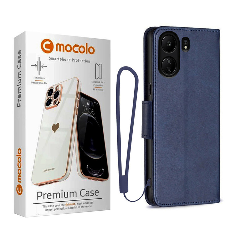 کاور موکولو مدل Flip Cover Strap مناسب برای گوشی موبایل شیائومی Redmi 13C به همراه بند