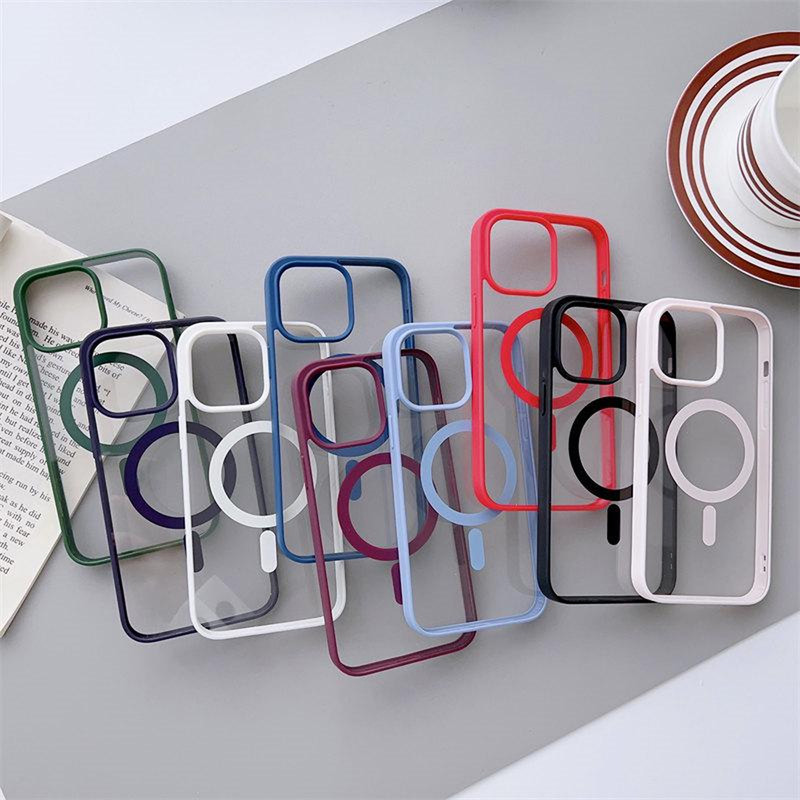 کاور ام‌گلس مدل Magsafe Border مناسب برای گوشی موبایل اپل iPhone 13