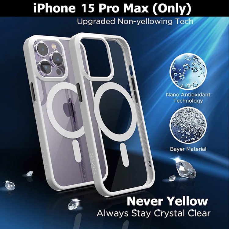 کاور امگلس مدل Magsafe Border MG مناسب برای گوشی موبایل اپل iPhone 15 Pro Max