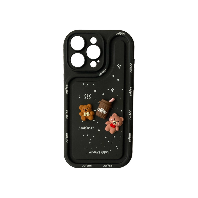 کاور مدل عروسکی طرح برجسته کد ۵۰ مناسب برای گوشی موبایل اپل iPhone 15 Pro Max