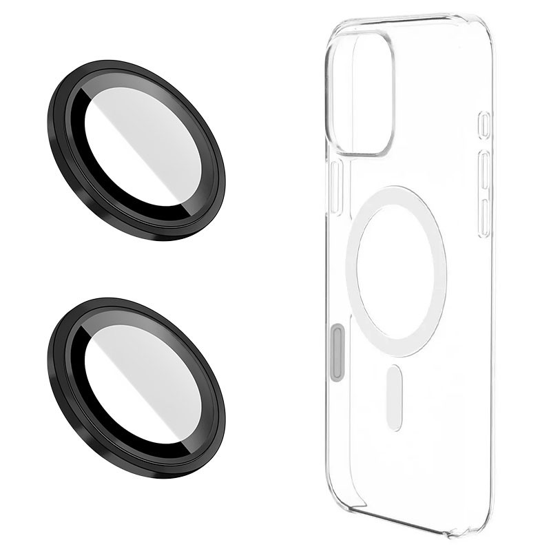 کاور مسیر مدل Clear Ring Metal مناسب برای گوشی موبایل اپل iPhone 16 Pro