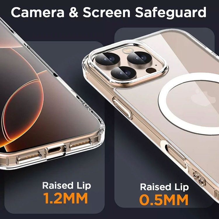 کاور مسیر مدل Clear Ring Metal مناسب برای گوشی موبایل اپل iPhone 16 Pro