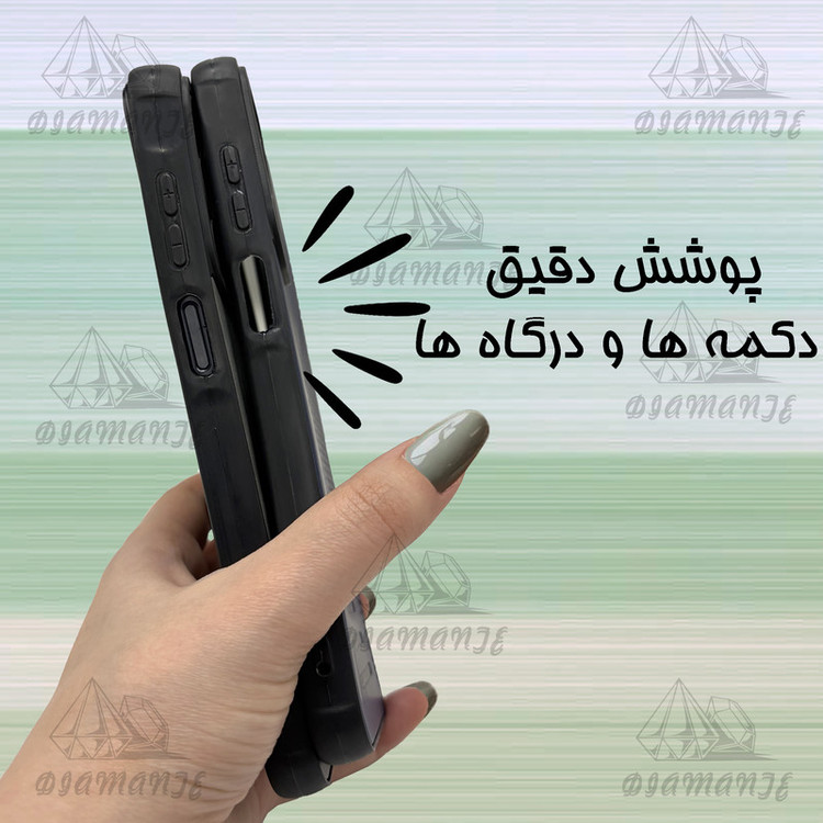 کاور دیامانته مدل Soft Navy مناسب برای گوشی موبایل سامسونگ Galaxy A36