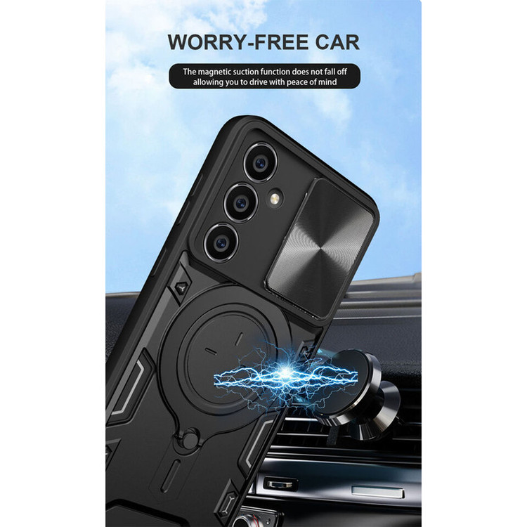 کاور اسپارتان مدل Magnet Ring Strap مناسب برای گوشی موبایل سامسونگ Galaxy M14 / F14 به همراه بند آویز