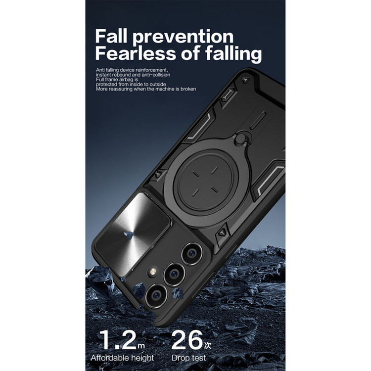 کاور اسپارتان مدل Magnet Ring Strap مناسب برای گوشی موبایل سامسونگ Galaxy M14 / F14 به همراه بند آویز
