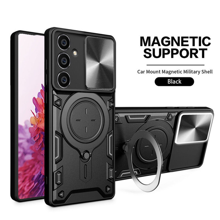 کاور اسپارتان مدل Magnet Ring Strap مناسب برای گوشی موبایل سامسونگ Galaxy M14 / F14 به همراه بند آویز
