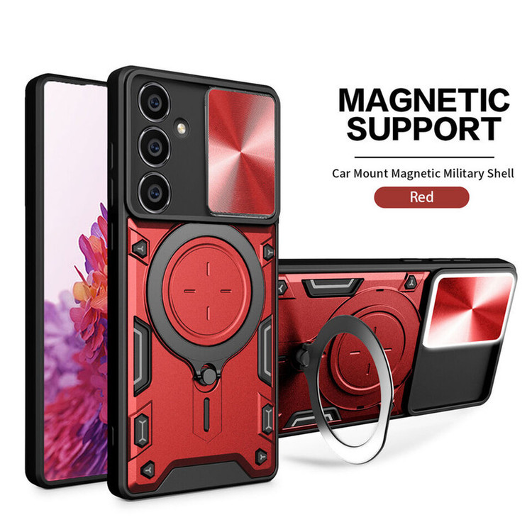 کاور اسپارتان مدل Magnet Ring Strap مناسب برای گوشی موبایل سامسونگ Galaxy M14 / F14 به همراه بند آویز