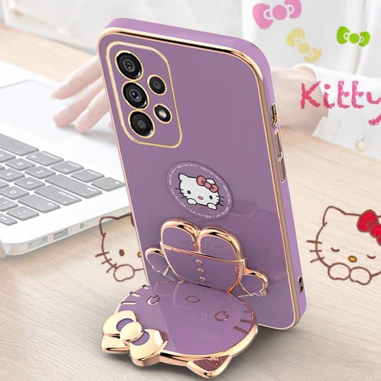 کاور اسپارتان مدل Kitty مناسب برای گوشی موبایل سامسونگ Galaxy A23 به همراه بند نگهدارنده