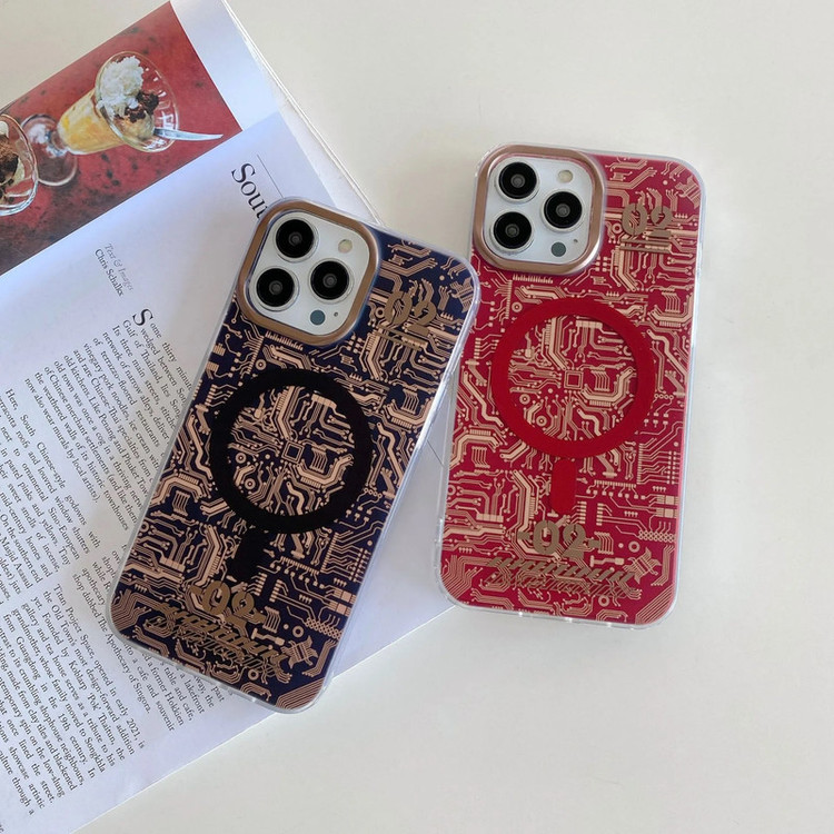 کاور طرح مدار مدل Q SERIES مناسب برای گوشی موبایل اپل Iphone 13