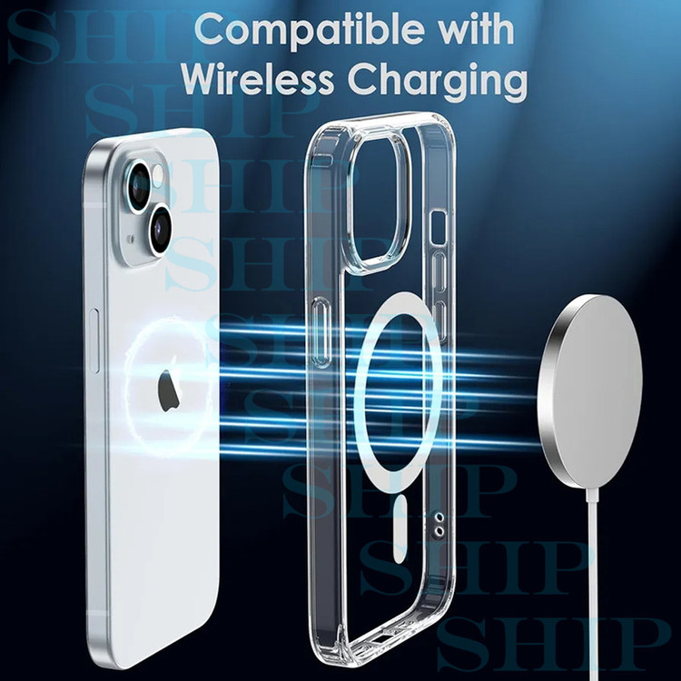 کاور شیپ مدل Clear-Magsafe-SH مناسب برای گوشی موبایل اپل Iphone 15