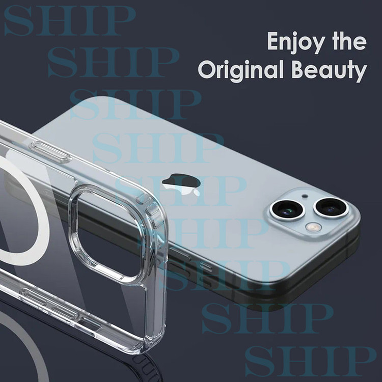 کاور شیپ مدل Clear-Magsafe-SH مناسب برای گوشی موبایل اپل Iphone 15