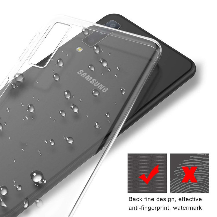 کاور مدل Clear TPU مناسب برای گوشی موبایل سامسونگ Galaxy A7 2018 / A750