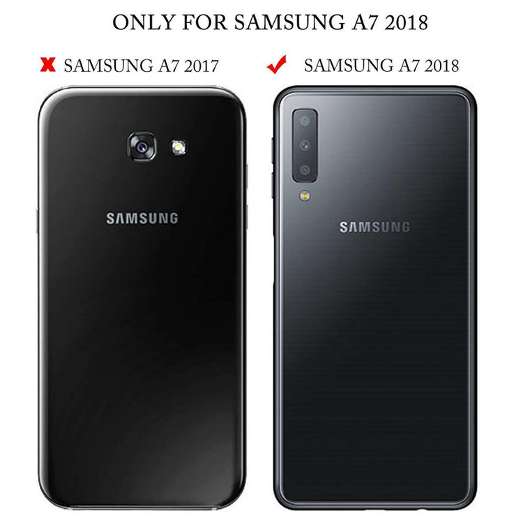 کاور مدل Clear TPU مناسب برای گوشی موبایل سامسونگ Galaxy A7 2018 / A750