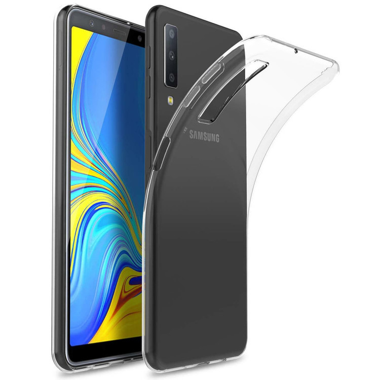 کاور مدل Clear TPU مناسب برای گوشی موبایل سامسونگ Galaxy A7 2018 / A750