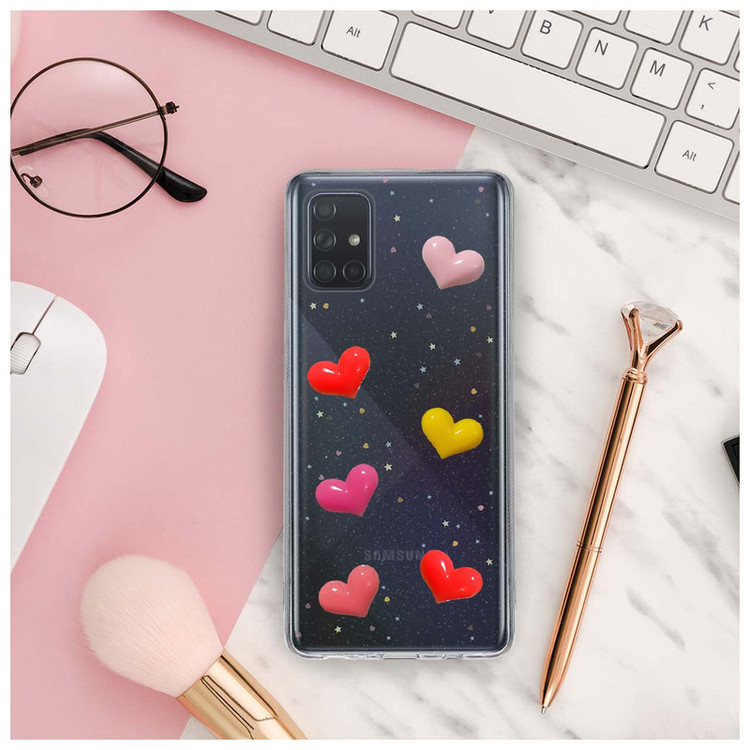 کاور دکین مدل Nitid طرح قلب مناسب برای گوشی موبایل سامسونگ Galaxy A71