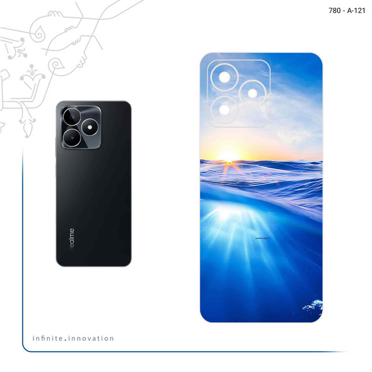 برچسب پوششی ماهوت مدل Ocean مناسب برای گوشی موبایل ریلمی C53
