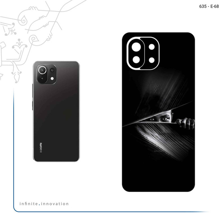 برچسب پوششی ماهوت مدل Black Portrait مناسب برای گوشی موبایل شیائومی MI 11 LITE