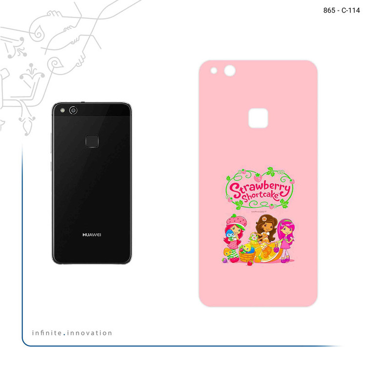 برچسب پوششی ماهوت مدل Strawberry Shortcake مناسب برای گوشی موبایل هوآوی P10 Lite