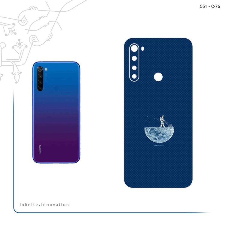 برچسب پوششی ماهوت مدل Minimal Gardener Astronaut مناسب برای گوشی موبایل شیائومی Redmi Note 8T