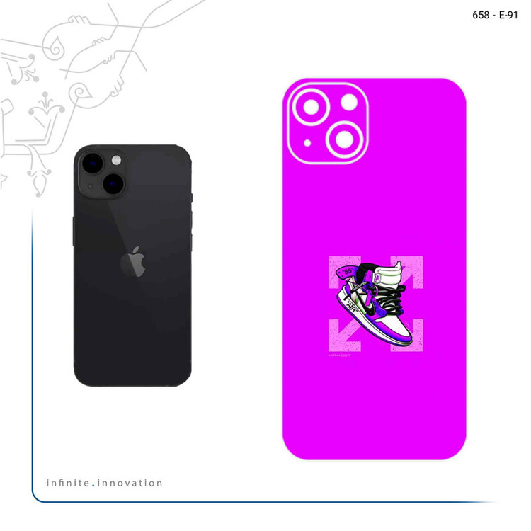 برچسب پوششی ماهوت مدل Nike Air Sneaker Digital Art مناسب برای گوشی موبایل اپل iPhone 13