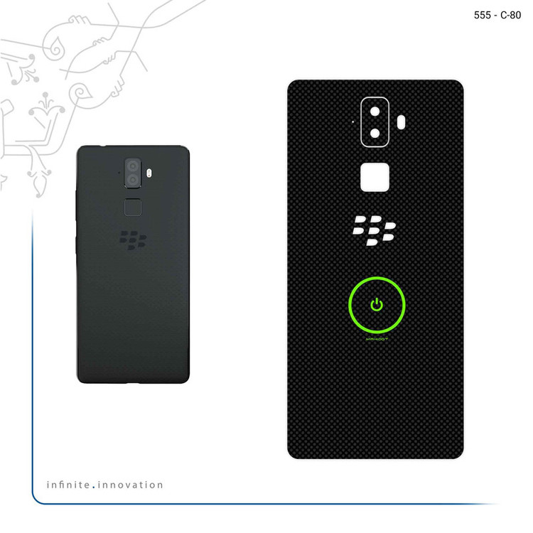 برچسب پوششی ماهوت مدل Minimal Power Button مناسب برای گوشی موبایل بلک بری Evolve