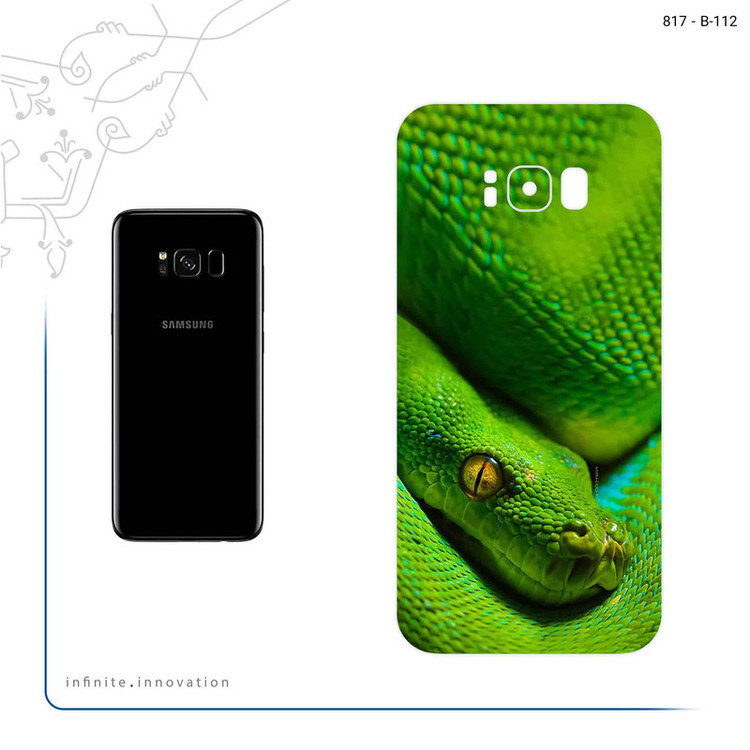 برچسب پوششی ماهوت مدل Snake مناسب برای گوشی موبایل سامسونگ Galaxy S8 Plus