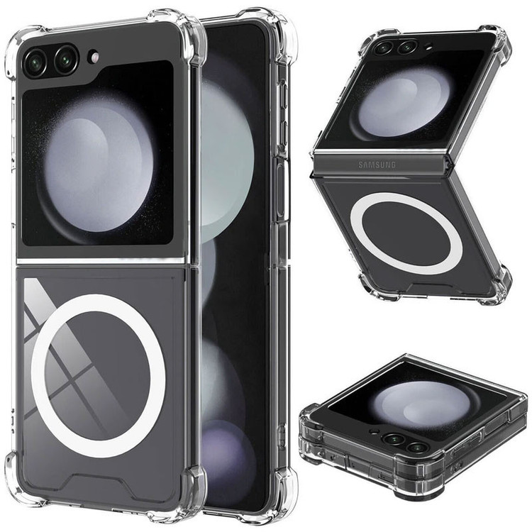 کاور مسیر مدل Clear Magsafe Magnetic مناسب برای گوشی موبایل سامسونگ Galaxy Z Flip 6