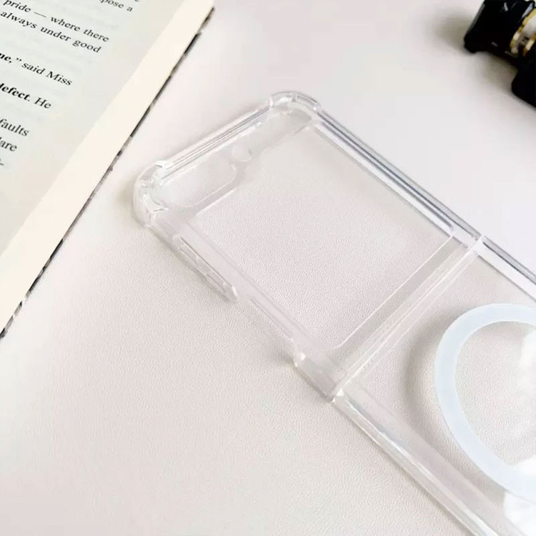 کاور مسیر مدل Clear Magsafe Magnetic مناسب برای گوشی موبایل سامسونگ Galaxy Z Flip 6