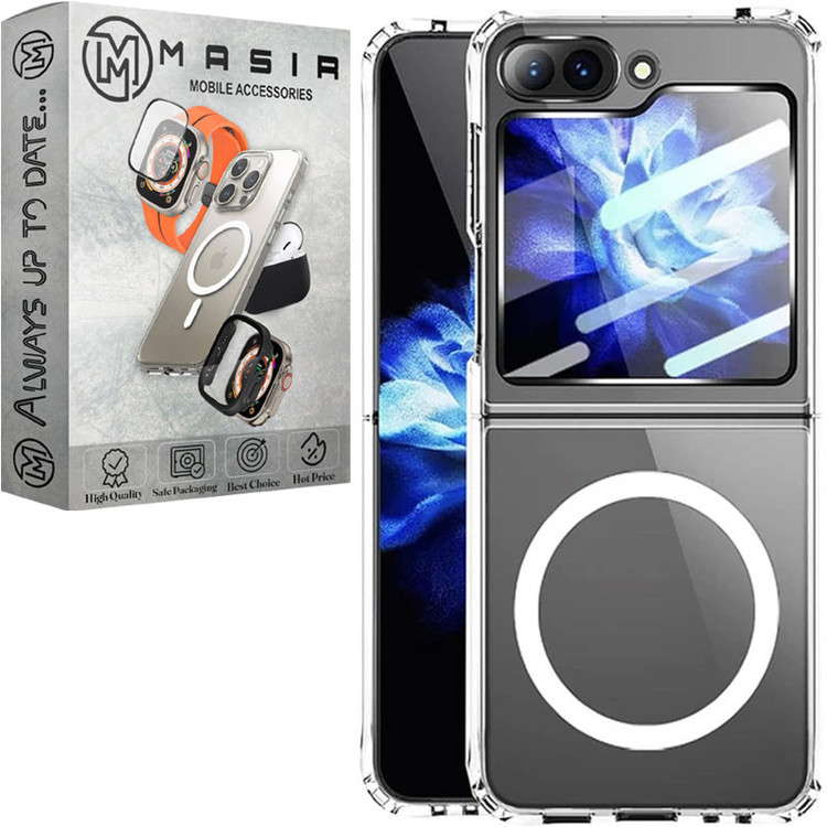 کاور مسیر مدل Clear Magsafe Magnetic مناسب برای گوشی موبایل سامسونگ Galaxy Z Flip 6