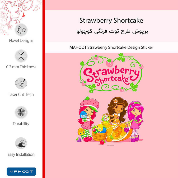 برچسب پوششی ماهوت مدل Strawberry Shortcake مناسب برای گوشی موبایل اچ تی سی Desire 10 Pro