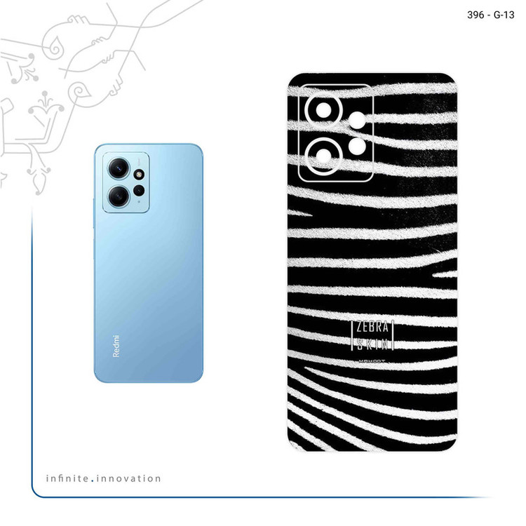 برچسب پوششی ماهوت مدل Zebra Skin مناسب برای گوشی موبایل شیائومی Redmi Note 12 4G