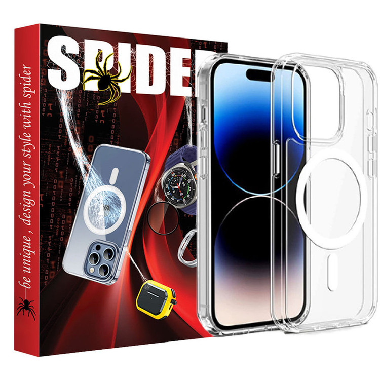 کاور اسپایدر مدل Magnetic Magsafe مناسب برای گوشی موبایل اپل iPhone 13 Pro