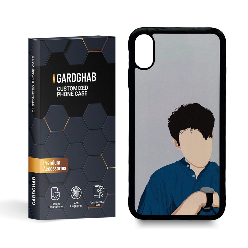 کاور گارد قاب مدل پسرانه مناسب برای گوشی موبایل اپل iphone xs max
