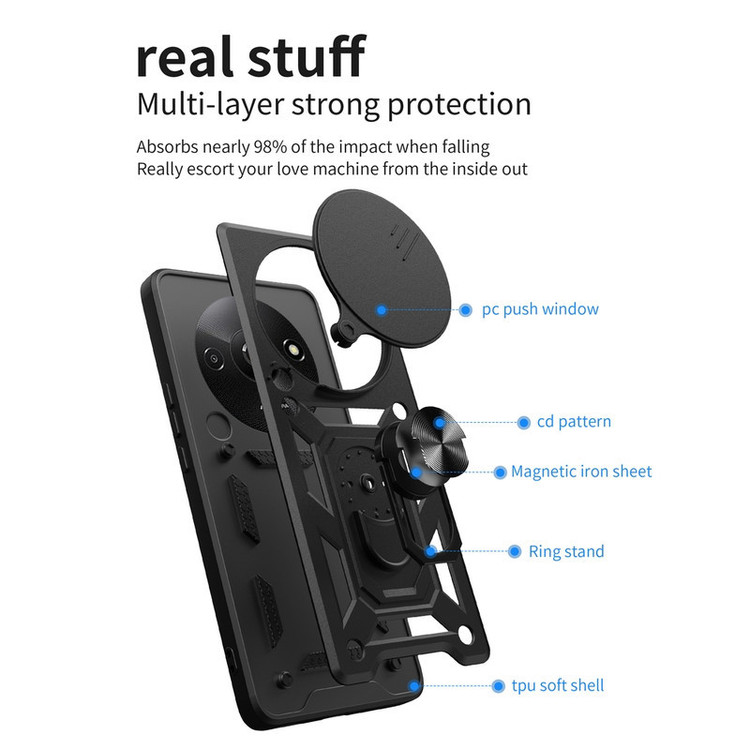 کاور گاردتک اساک مدل Dcamp2 Strap همراه با بند مناسب برای گوشی موبایل شیائومی Redmi A3 2024