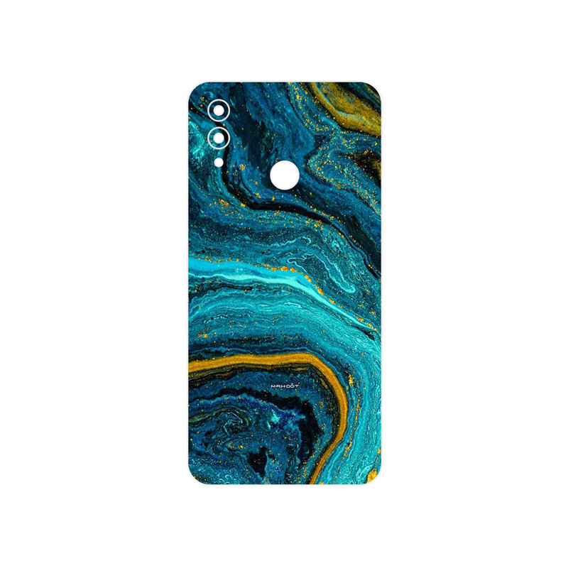 برچسب پوششی ماهوت مدل Turquoise marblewith golden streaks مناسب برای گوشی موبایل آنر 10 Lite