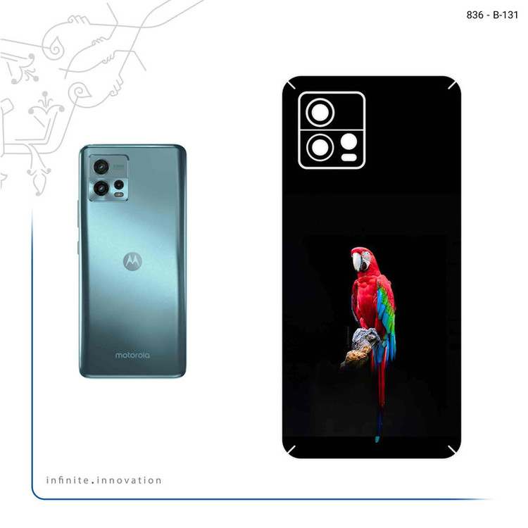 برچسب پوششی ماهوت مدل Parrot مناسب برای گوشی موبایل موتورولا Moto G72