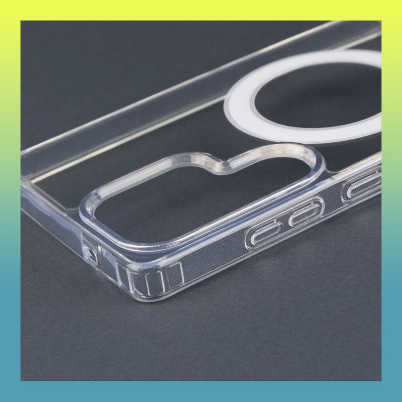 کاور استرونات قاب مدل مگ سیف طرح MagSafe مناسب برای گوشی موبایل سامسونگ Galaxy S25 Ultra