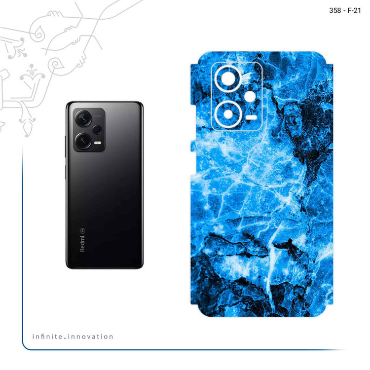 برچسب پوششی ماهوت مدل Blue Marble مناسب برای گوشی موبایل شیائومی Redmi Note 12 Pro Plus