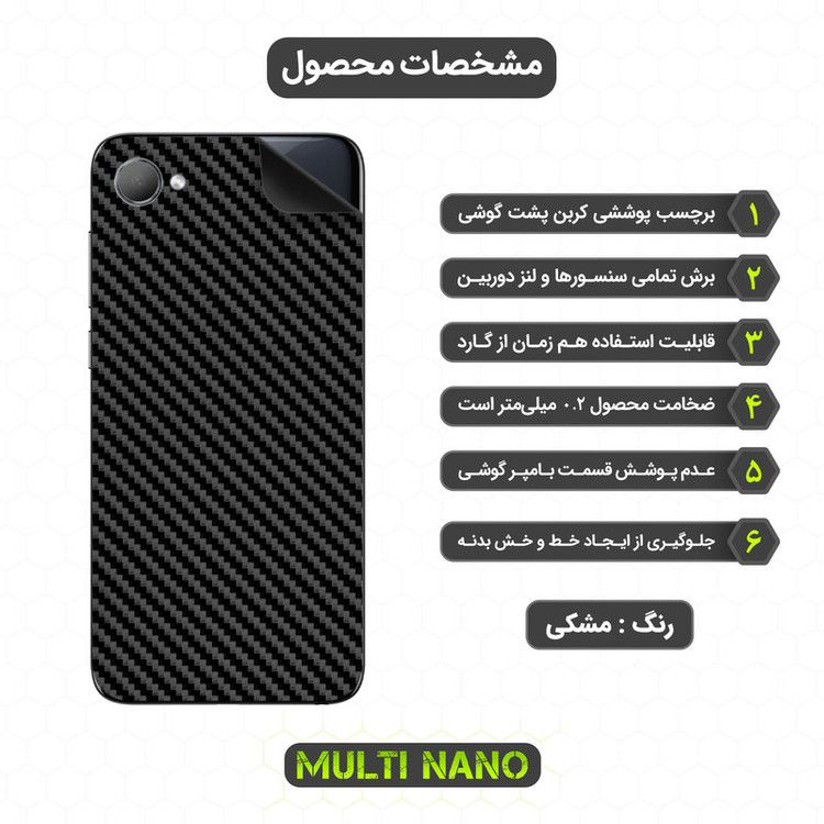 برچسب پوششی مولتی نانو مدل X-F1C مناسب برای گوشی موبایل اچ تی سی Desire 12