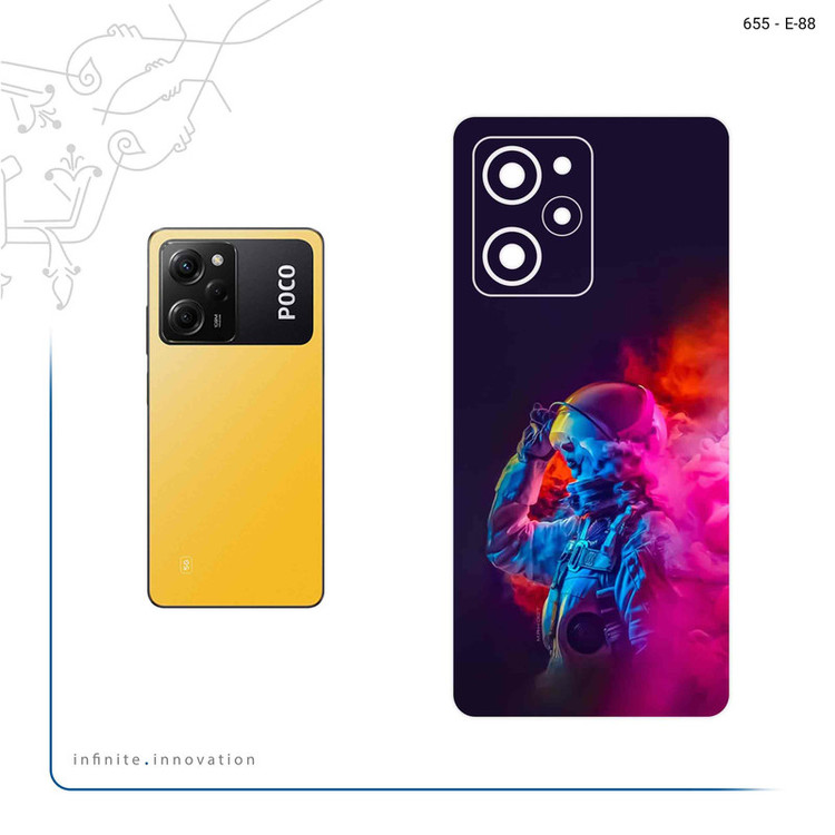 برچسب پوششی ماهوت مدل Smoke Rainbow Digital Art 1 مناسب برای گوشی موبایل شیائومی Poco X5 Pro