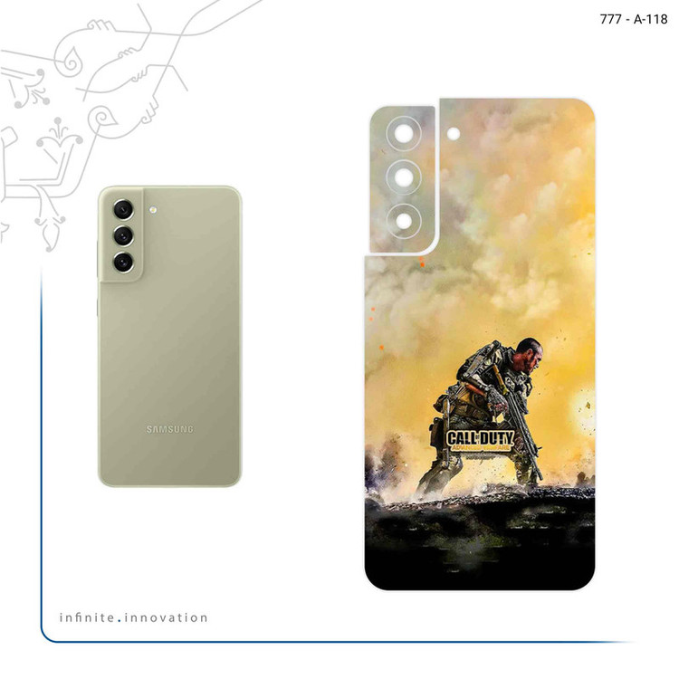 برچسب پوششی ماهوت مدل Call of Duty Warfare Game Series مناسب برای گوشی موبایل سامسونگ Galaxy S21 FE 5G