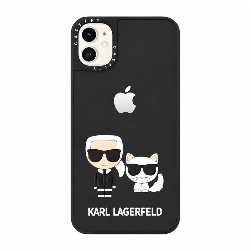 کاور مدل برجسته طرح Karl Lagerfeld مناسب برای گوشی موبایل اپل iPhone 11