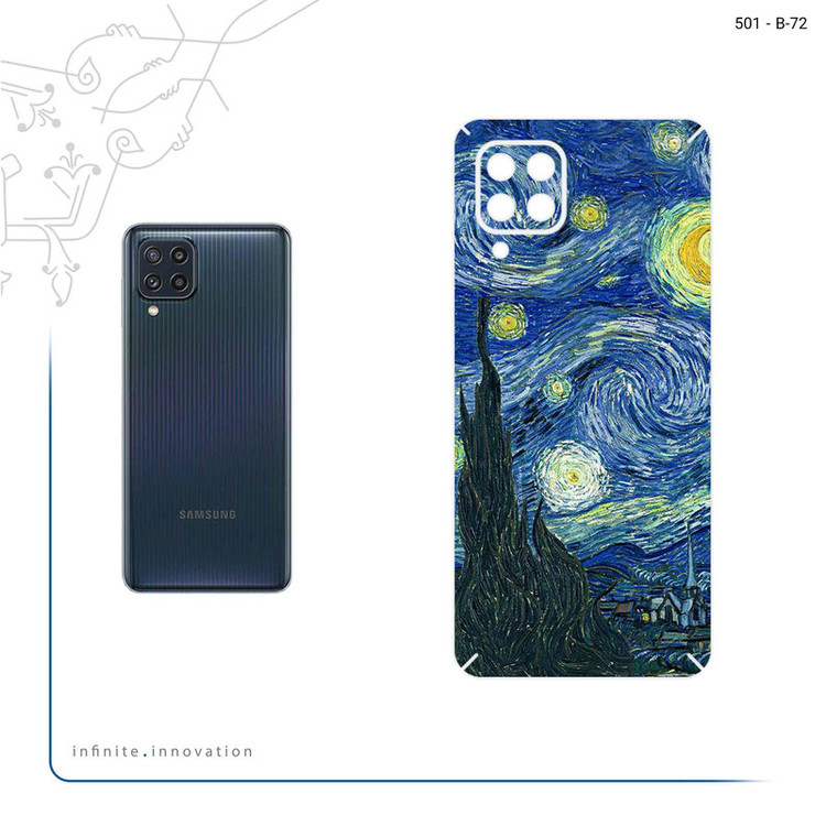 برچسب پوششی ماهوت مدل The Starry Night of van Gogh مناسب برای گوشی موبایل سامسونگ Galaxy M32